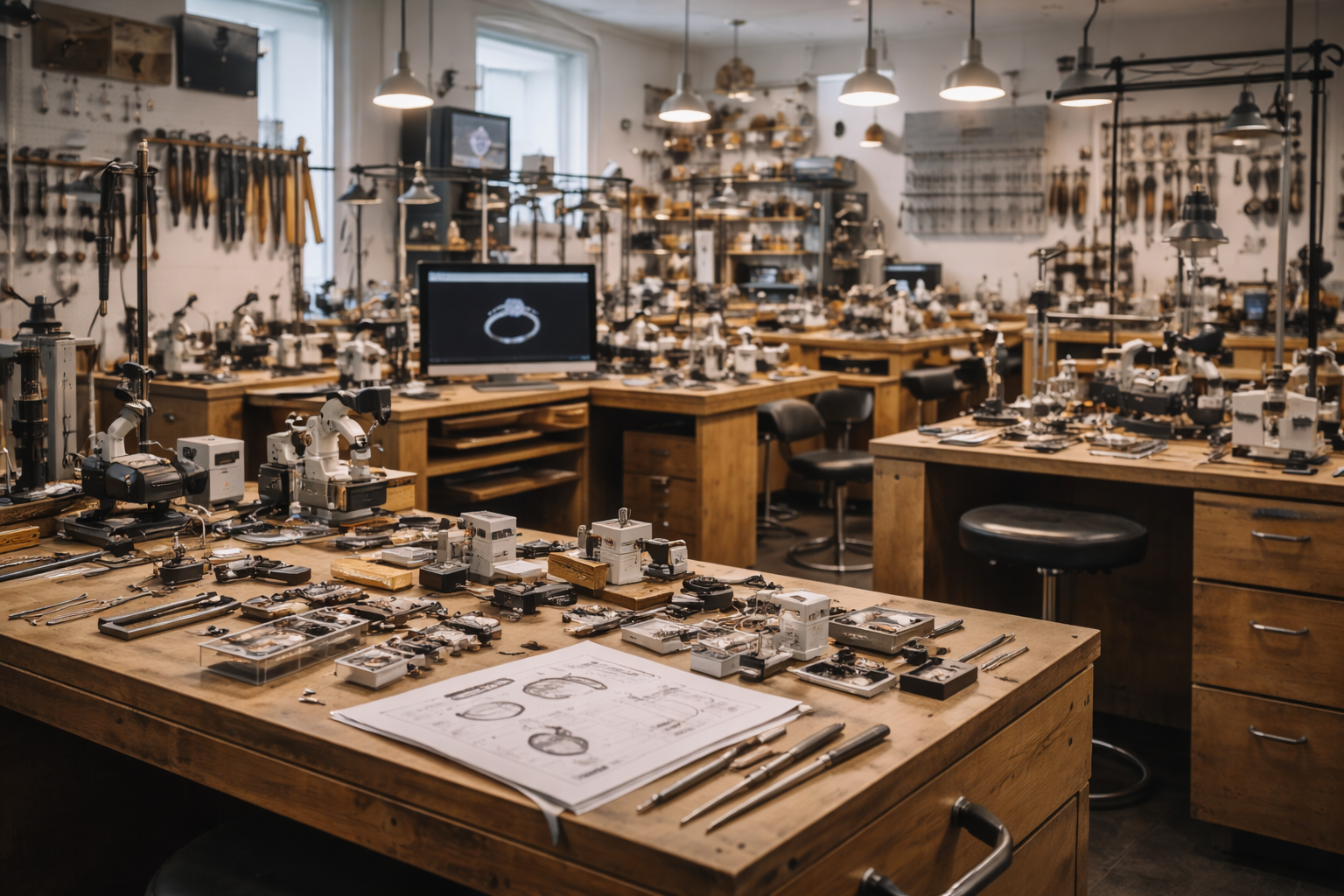 Unsere moderne Werkstatt